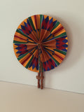 Folding Fan (Kente print)